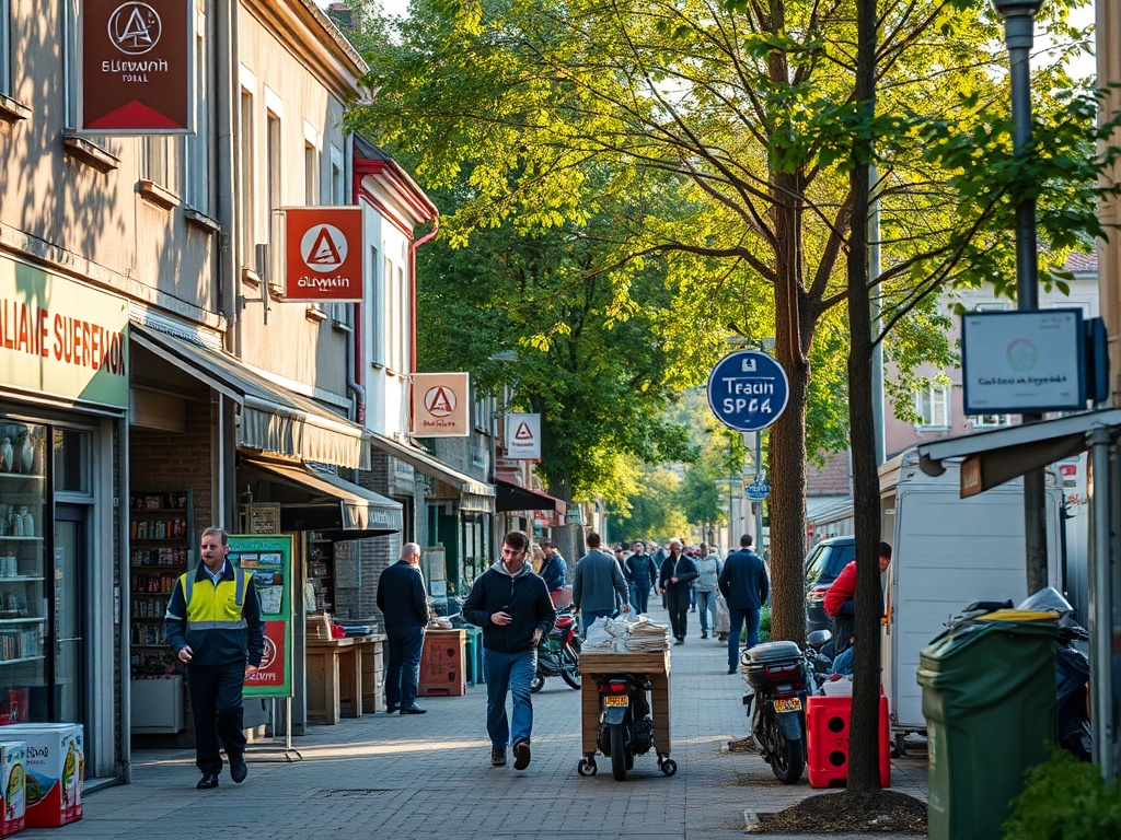 Wykresy przedstawiające dane statystyczne GUS dla Świdwina: ludność, budżet, firmy.